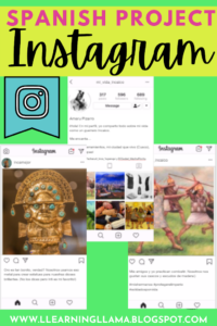 Instagram project for Spanish class