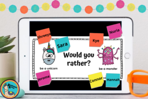 digital icebreakers and zoom icebreakers for would you rather questions