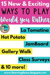 15 ways to play would you rather for kids