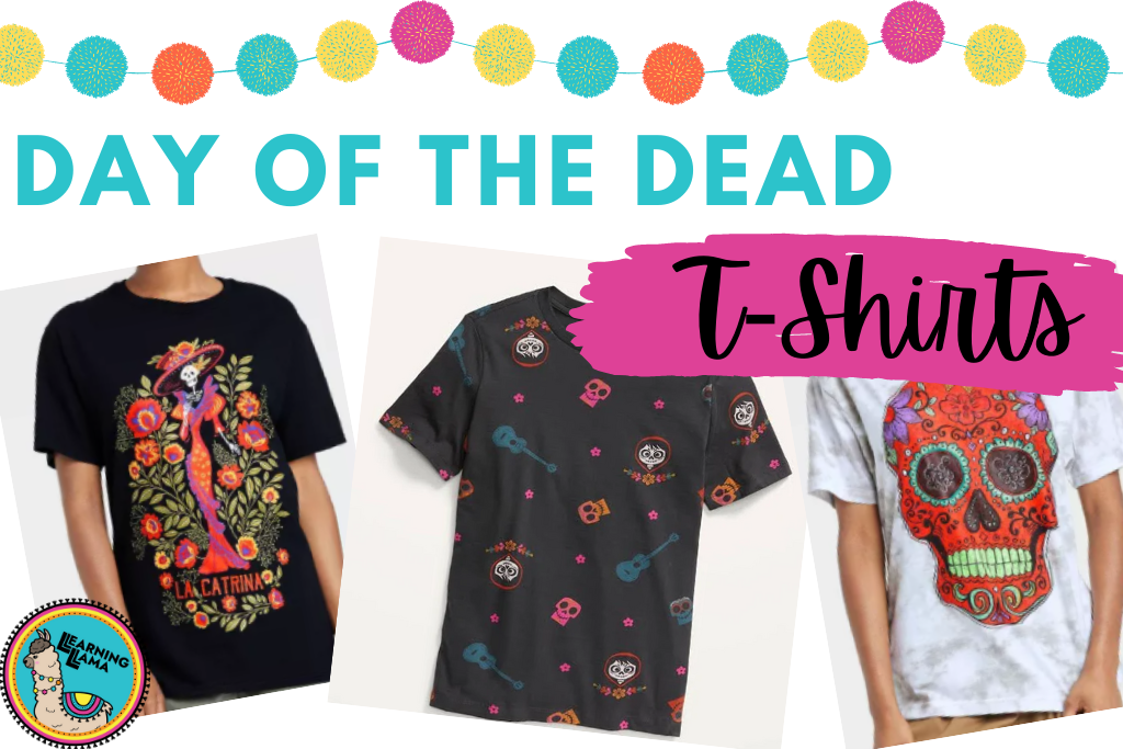 t-shirts from target for day of the dead costume