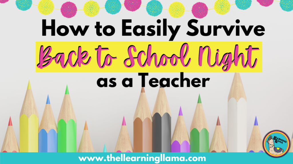 back to school night tips for meet the teacher night