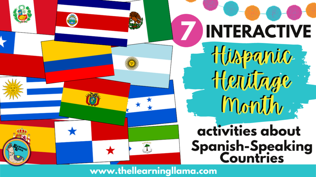 7 hispanic heritage month activities for spanish class