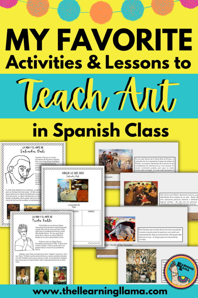 teach art in spanish class with these activities and lessons on hispanic art