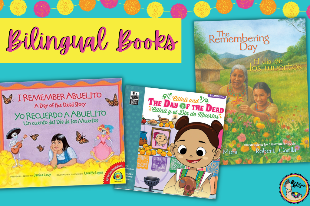 bilingual books in english and spanish for day of the dead