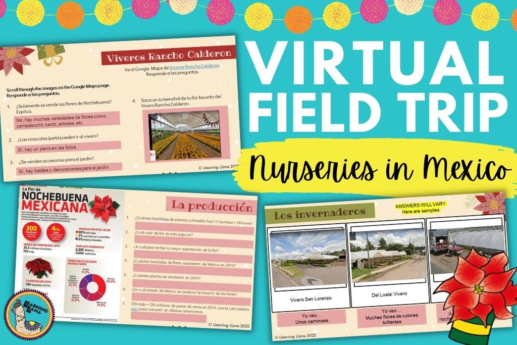 virtual field trip to mexico to explore poinsettia greenhouses at christmas time 