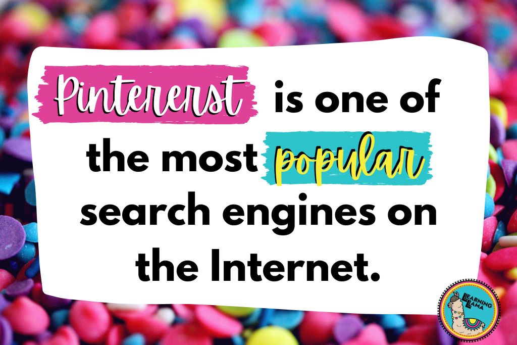 using pinterest as a search engine