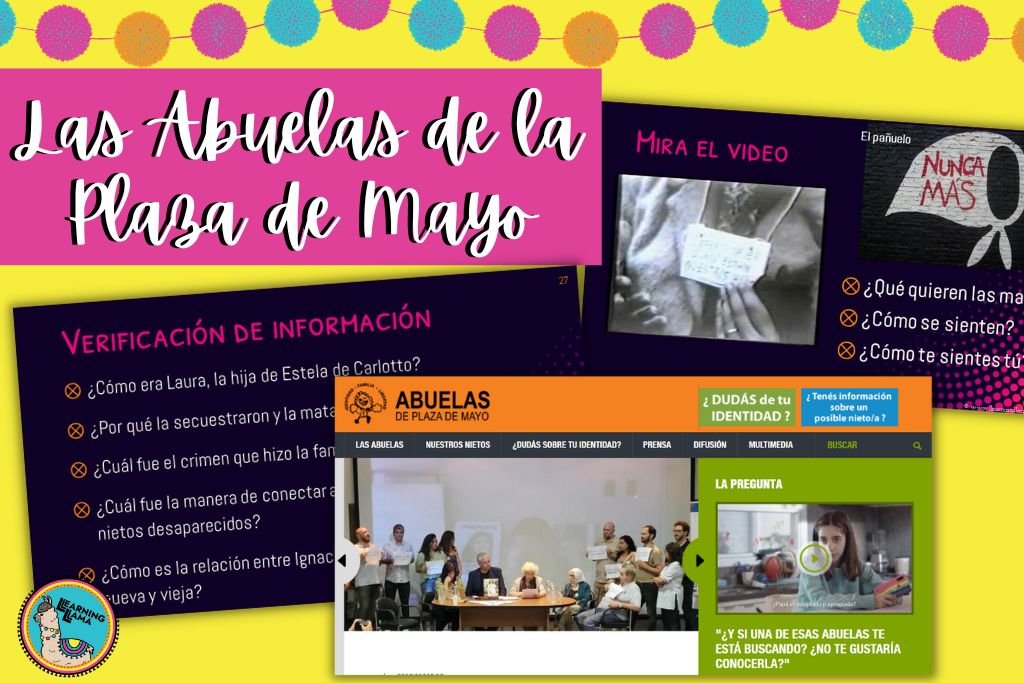 las abuelas de la plaza de mayo activities for teaching about argentina's dirty war