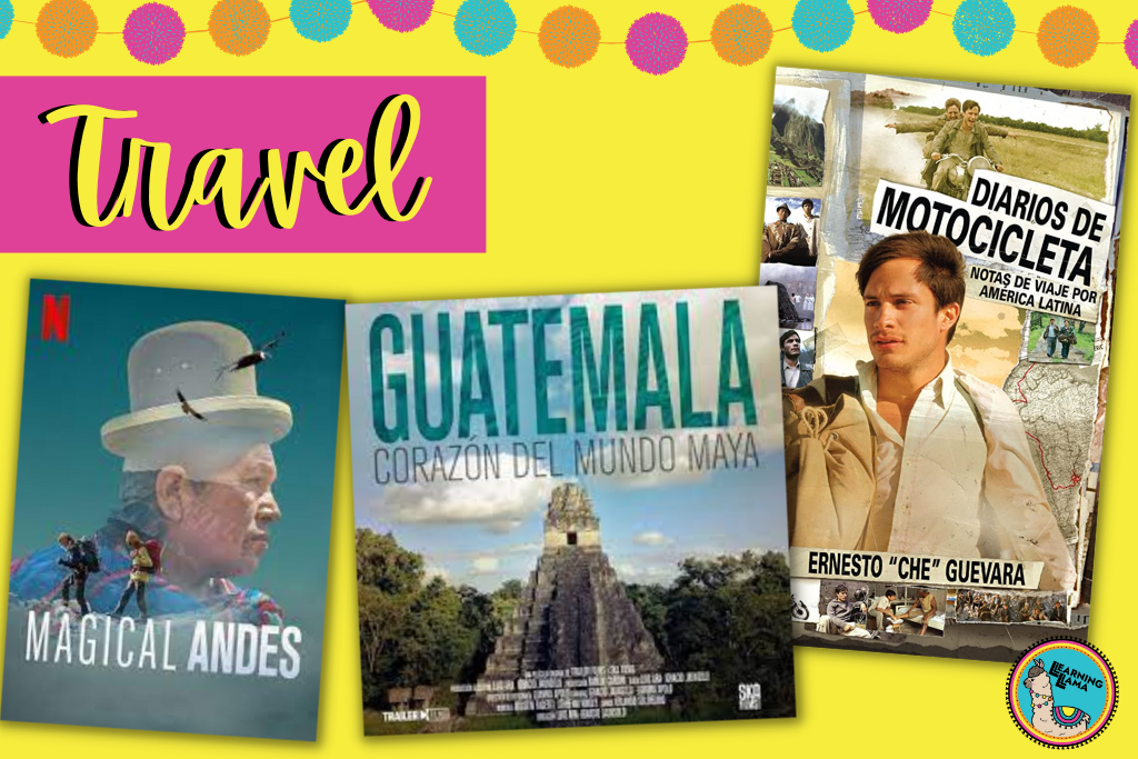 travel documentaries and movies for spanish class