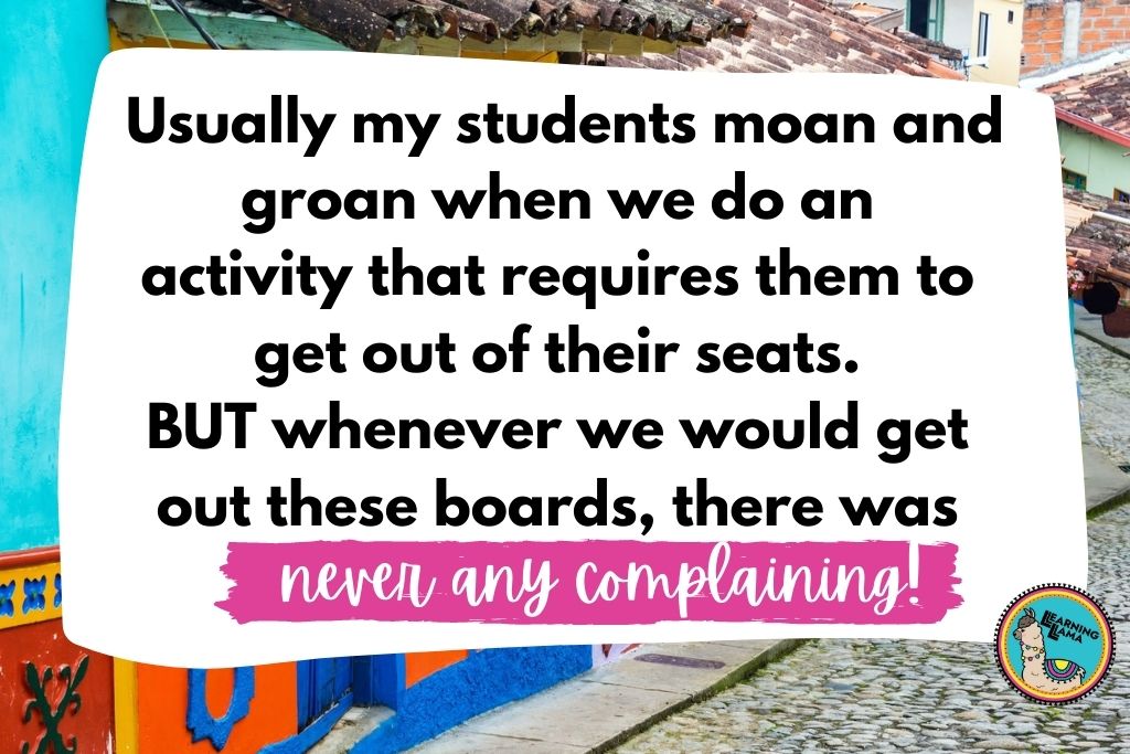 get students out of their seats for student engagement