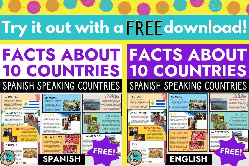 a set of free facts about spanish speaking countries