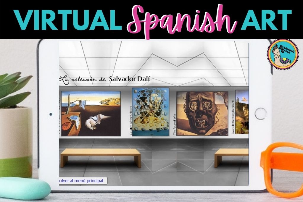 virtual art gallery with hispanic artists and artwork