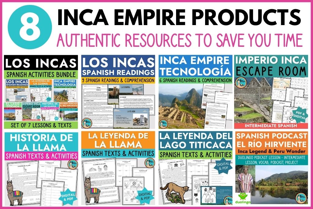 resources to teach about the inca empire