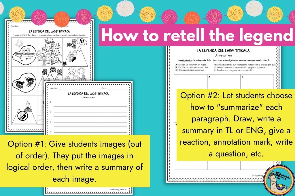 how to have students retell a story in their own words