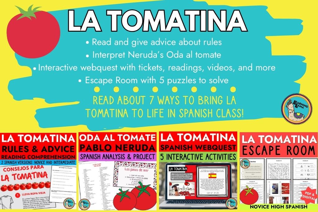 7 lessons to teach about la tomatina in spanish class