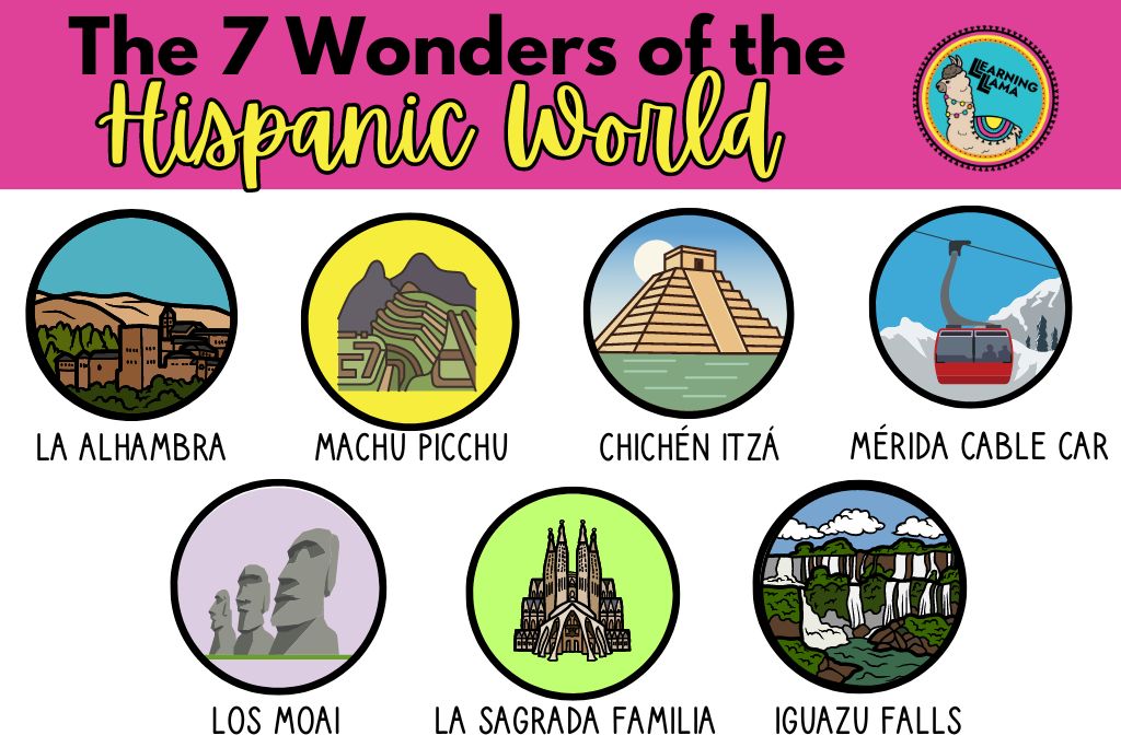 a list of the 7 wonders of the hispanic world