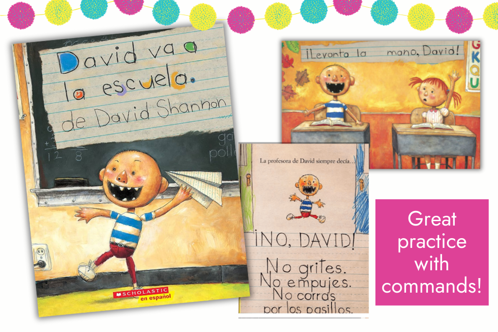 david va a la escuela david goes to school book in spanish to teach a school unit about giving advice