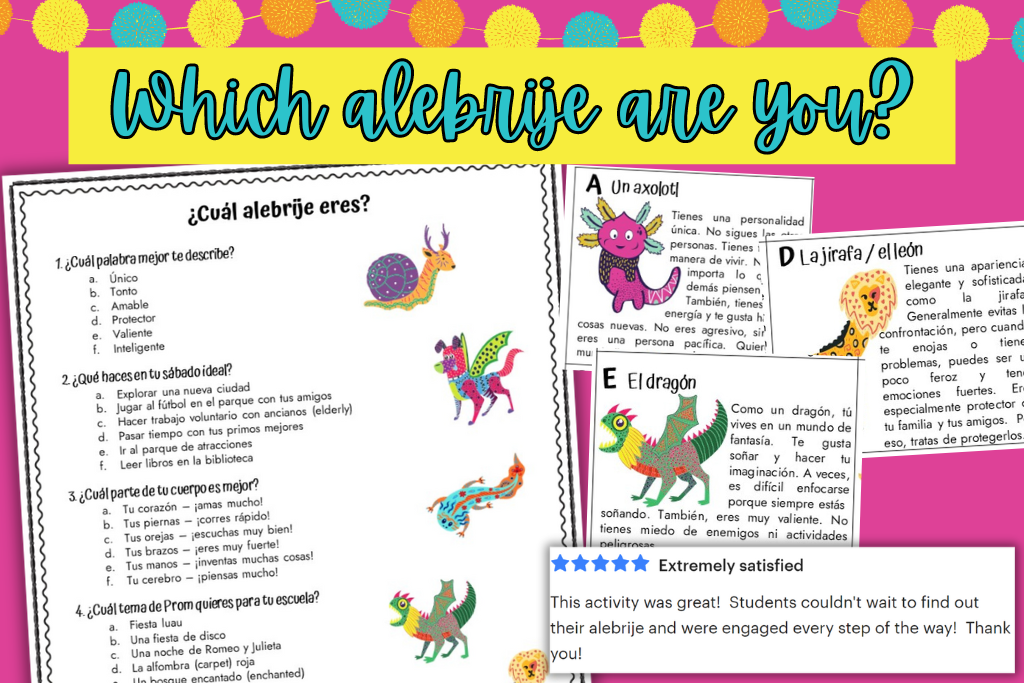 which alebrije are you personality quiz for students