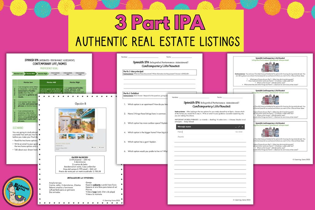 spanish ipa about real estate listings for a spanish house unit