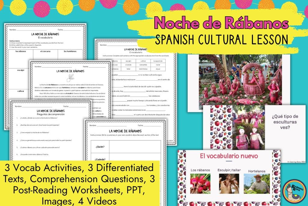 noche de rabanos spanish cultural lesson