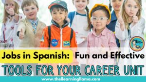 get resources to teach about jobs in spanish class