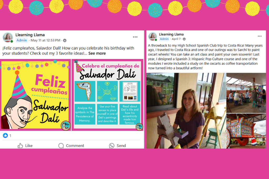spanish teacher community for teaching art with ideas for salvador dali and sarchi oxcart wheels