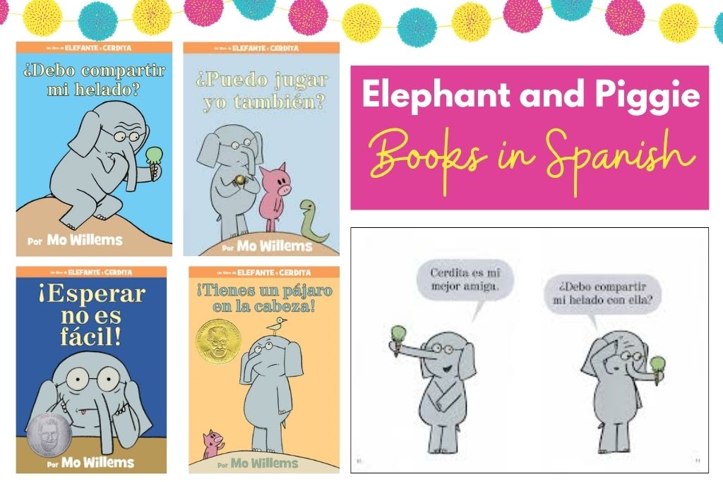 elephant and piggie books in spanish by mo willems 