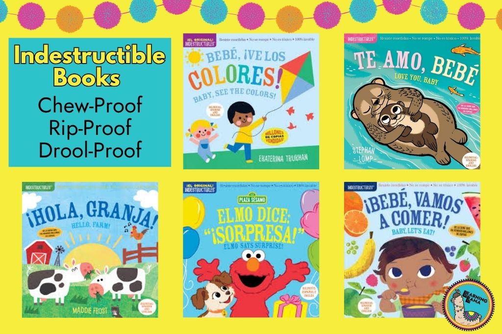indestrutible books in spanish for babies that are chew-proof and rip-proof