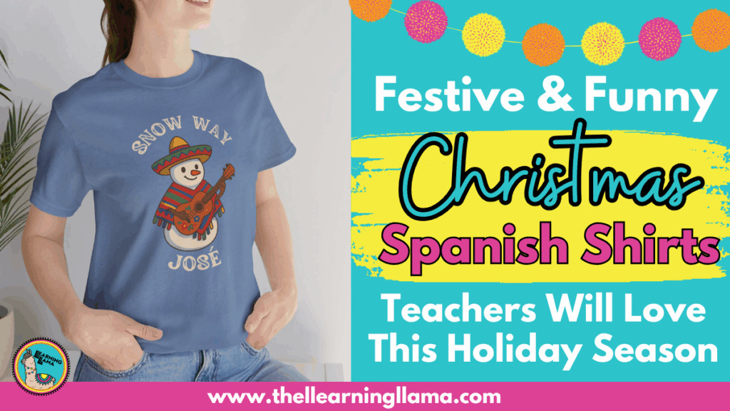 christmas shirts for teachers with funny bilingual spanish sayings