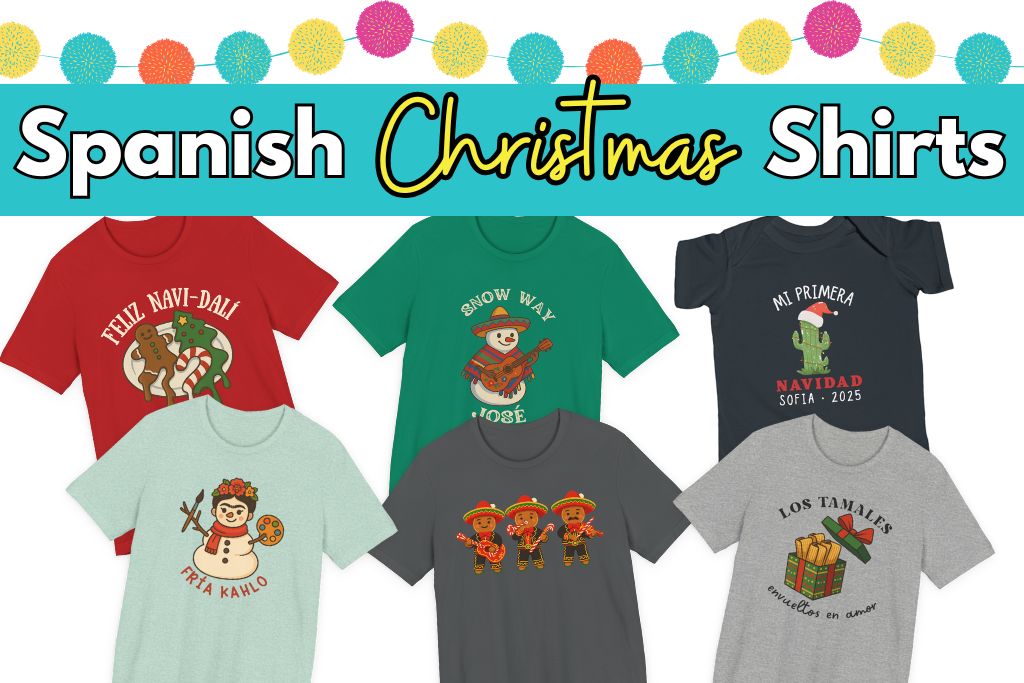 christmas shirts for spanish teachers