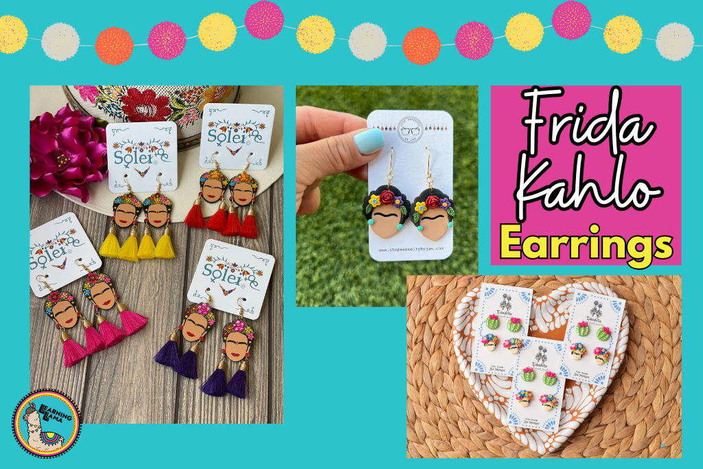 frida kahlo earrings and jewelry
