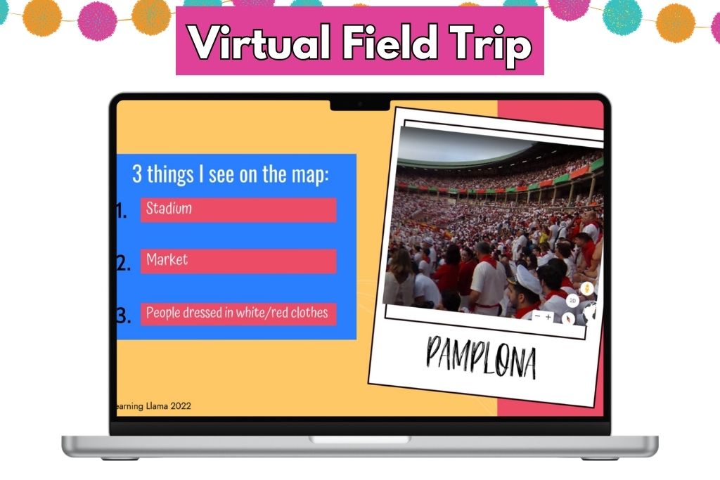 virtual field trip to spain to visit pamplona spain bullfighting stadiums